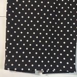 EXPRESS Black and White High Waist Midi Polka Dot Pencil Skirt Size 8 Photo 6