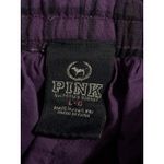 PINK - Victoria's Secret  Mini Skirt Plaid Purple/Black Size Large Logo Lined Pocket Photo 6
