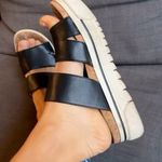 Adrienne Vittadini Black Platform Sandals Photo 0