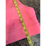 Zyia  Active Size Medium All Star One More Rep Zip‎ Back Sports Bra Pink Mesh Photo 8