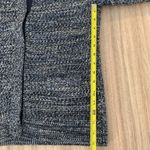 Boden Blue & White Marled Knit Snap Button Crew Neck Sweater Jacket Size Small Photo 9