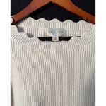 Jun & Ivy Women’s  Pullover Sweater Ivory Size M Photo 1
