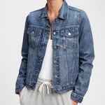 Gap  1969 Moderate Distressed Jean Jacket Photo 0