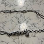 Brighton Silver Toned Double Chain Belt Photo 0