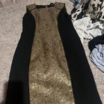 Magaschoni  black and gold dress S Photo 0