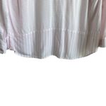 J Jill Women Tunic Top L Pink Striped Button Up Rayon Coastal‎ Preppy Beachy Size L Photo 5