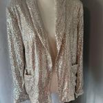 Cato Gold Blazer Elegant Metallic Suit Jacket Photo 5