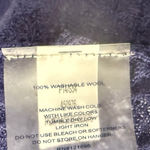 Title Nine  Purple Knit Tie Front Cardigan Sweater L Outdoor Washable Wool Photo 2