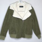 MINKPINK  Green Sherpa‎ Lined Jacket Photo 7
