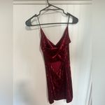 Tyche  Women Velvet Cross Back Dress Photo 2