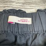 SO  Women's Black Casual Lightweight Shorts Tie Waist S SM Small Elastic Pull On Photo 6
