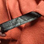 ZARA  Knit Sweater Woman's Small‎ Orange Oversized Winter Reversed Seams Photo 9