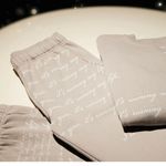 Taylor Swift I Love You Boxy Cropped Crewneck Sweatpants Set, Size L Photo 3