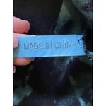 H&J Women Size 1X Water Color Print Denim Jean Jacket Artsy Buttons Cotton City Photo 5