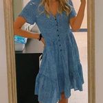blue flowy dress Photo 0