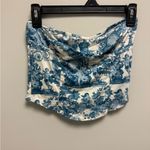 SheIn Crop Tops Set - White, Cream, Pink, Blue Floral Photo 14