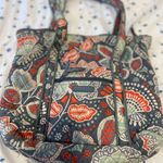 Vera Bradley Nomatic Floral Small Quilted Shoulder Tote Bag. Geometric Pattern. Photo 0