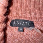 1. State  Women's Red Chunky Knit Long Sleeve Pullover Turtleneck Sweater Photo 2