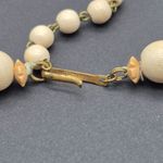 None Wooden Beads Single Strand Necklace Wooden Spacers Made in Germany 27" Photo 6