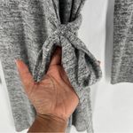 Lucky Brand Cloud Jersey Soft Heather Gray Long Sleeve V-Neck Wrap Dress Size M Photo 10