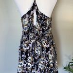 Free People  Washed Ashore Halter Mini Dress Floral Photo 4