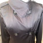 London Fog  Black Trench Coat Photo 2