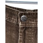 LL Bean Brown Tapered Leg Corduroy Pants Jeans Womens 12 Tall Academia Fall VTG Photo 3