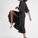 Athleta NWOT Calistoga Charcoal Black Beach Coverup Pool Resort New Photo 1