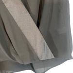 Chelsea28 Black Sleeveless V-Neck Tuxedo Wrap Style Formal Blouse Women Sz S Photo 4