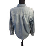 Madewell  Denim Womens Button Blouse Top Small S Photo 1