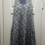 MPG Gray & Purple Athletic Dress Racerback with Pockets Size Medium Blue Photo 0