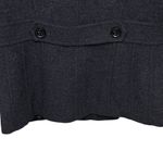 st. john's bay Women Sz L Grey Wool Cashmere Blend Double-Breasted Peacoat VTG Photo 5