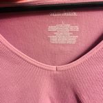 Wild Fable Women's Short Sleeve Fitted Seamless V-Neck T-Shirt - | Top - New/never worn | Women | Color: Purple | Size: L Photo 2