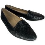 Enzo Angiolini ‎ Woven Leather Loafers Photo 0