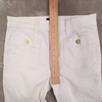 J. Crew White Full Length Slim Wide Leg Denim Jeans Women's 28 CG417 Photo 7