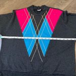 Vintage 80s 90s Grey Pink 3/4 Sleeve Crop Sweater ~ Made In USA ~ Size S(4 Photo 8