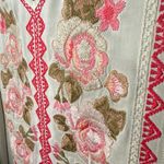 Andree by Unit  Women's Boho Embroidered Tunic Top Size S/M‎ Kimono Sleeve Floral Photo 1