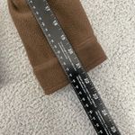 Kori America Fleece Shirt Women XL Brown Animal Print Long Sleeve Button Front Photo 5