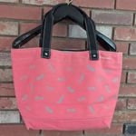 Be As You Glorious Shoes Embroidered Pink Tote Bag Photo 4