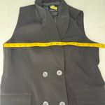 Elodie  Long Lined Open Pockets Sleeveless Blazer Jacket Women’s Size Medium. #60 Photo 8
