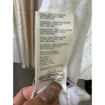 Free People  Knot Me Floral Geometric Scarf Mix Media Tie-Front Blouse Top L Photo 11