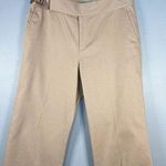 Lauren Ralph Lauren Chino Pants With Side Buckle Women's Size 10 Khaki Beige Tan Photo 0