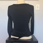 EXPRESS NWT  Black Long Sleeve Women's Body Contour Bodysuit Size M Photo 2