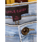 Women's Purple Candy Jeans, XL, Blue Size 16 Photo 1