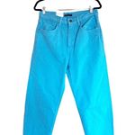 Levi's NWT  Made & Crafted BARREL WOMEN'S JEANS 27 AQUA BLUE Photo 6