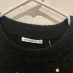Staccato  Black Sweater with Pearl Details Size M Photo 2