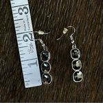 Statement Earrings, smokey rhinestones fashion earrings 2” Photo 5