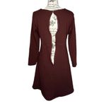 Ann Taylor  SIZE 10 Wool Blend Front Seam Long Sleeve A-Line Back Zip Dress Photo 8
