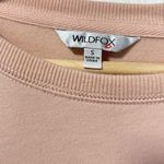 Wildfox Pink But at first cocktails pullover sweatshirt size small Photo 1