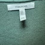 Maurice's Maurice’s size XS mint sage cardigan open with pockets Photo 1